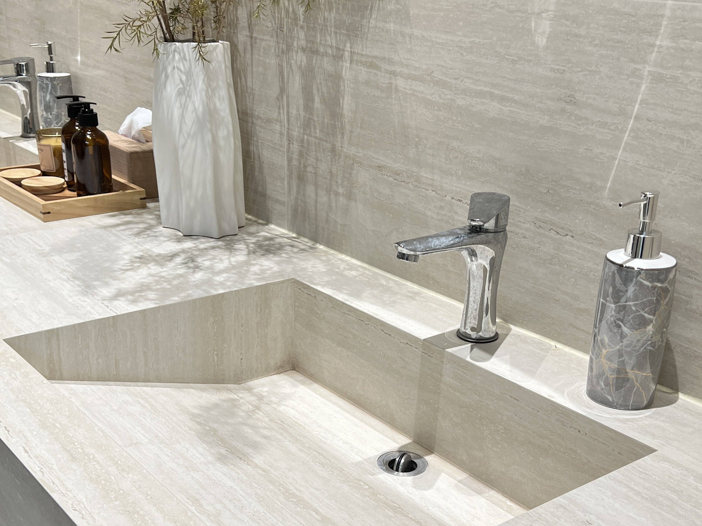 lavabo de porcelana travertino7