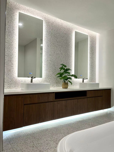 azulejos coloridos de terrazo