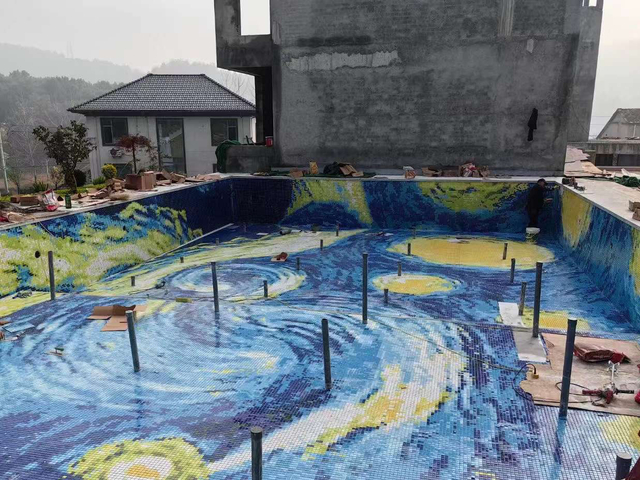mosaicos de piscina